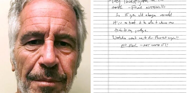 Las últimas palabras de Jeffrey Epstein antes de morir; publican supuesta carta de suicidio