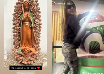Shakira llega a México para el Mundial 2026 y comparte imagen de la Virgen de Guadalupe: “Mi casa”