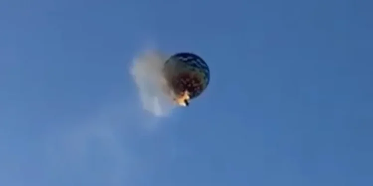 VIDEO | Fatal accidente en Brasil: globo aerostático se incendia y deja ocho fallecidos