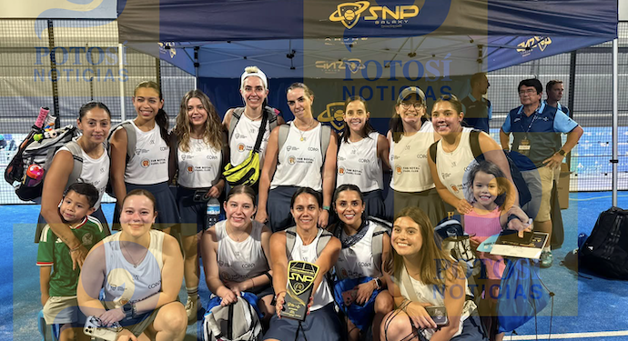 Potosinas arrancan invictas en el Masters Internacional Series Nacionales de Pádel en Sevilla, España
