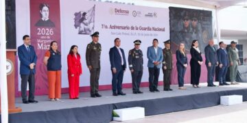 Fiscalía de SLP reconoce labor de la Guardia Nacional en su séptimo aniversario