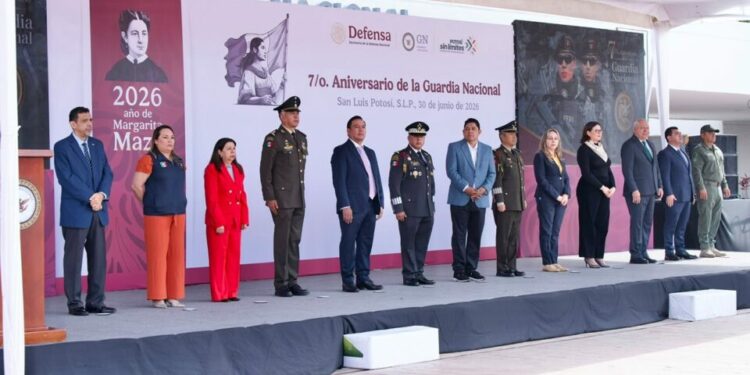 Fiscalía de SLP reconoce labor de la Guardia Nacional en su séptimo aniversario