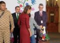 ‘Merlín’ el pato viral fue recibido por la presidenta