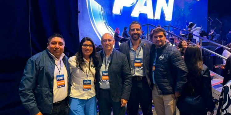 Enrique Galindo participa en evento nacional del PAN junto a Jorge Romero Herrera