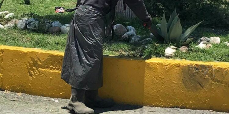 Realizan trabajos de limpieza y mantenimiento en accesos de La Pila