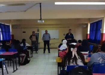 Guardia Civil Estatal realiza acciones preventivas y pláticas en escuelas de Matehuala