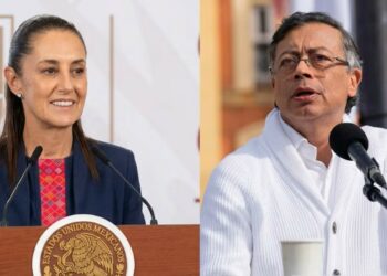Sheinbaum respalda a Petro y denuncia campaña de ultraderecha para influir en elecciones de Colombia