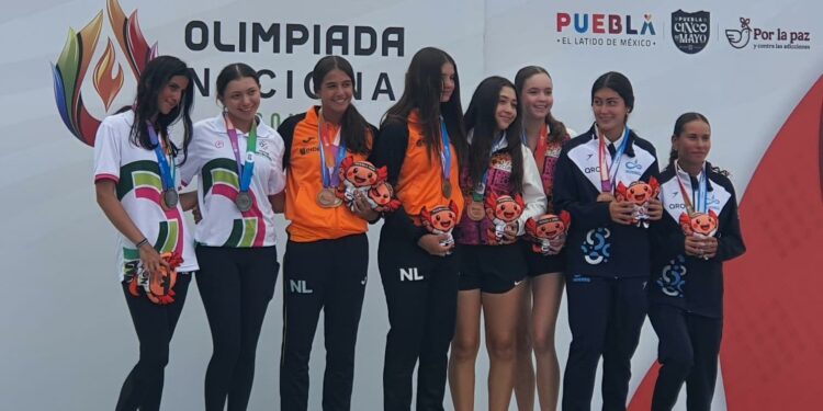 Plata y bronce para tenistas potosinas en la Olímpiada Nacional