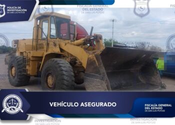 Aseguran maquinaria pesada con reporte de robo en Rioverde