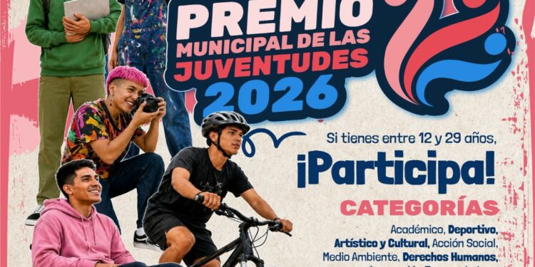 Ayuntamiento de SLP lanza convocatoria para el Premio Municipal de las Juventudes 2026