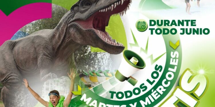 DinOasis Aqua Park ofrecerá acceso gratuito martes y miércoles durante junio