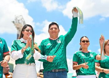 Miles de potosinos disfrutaron de la inauguración del Mundial en el Estadio Libertad Financiera