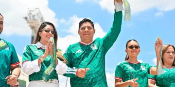 Miles de potosinos disfrutaron de la inauguración del Mundial en el Estadio Libertad Financiera