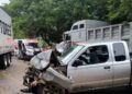 Choque deja cinco lesionados en Xilitla