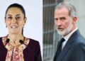 Sheinbaum contempla posible encuentro con el rey Felipe VI