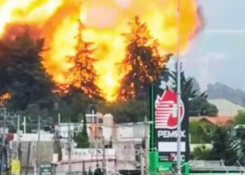 Fuerte explosión en depósito de gas en Tepeaca, Puebla