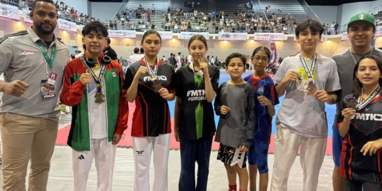 Taekwondoines potosinos conquistaron medallas en Durango