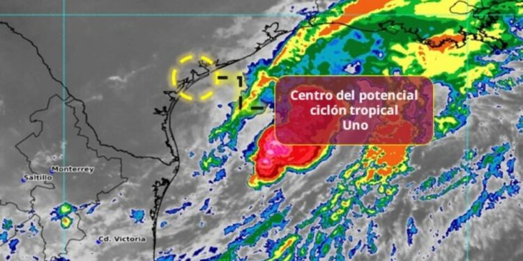 Potencial ciclón Uno se mantiene en el Golfo de México