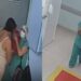 VIDEO | Enfermera intenta robar a una recién nacida; tía logró rescatarla antes de que huyera