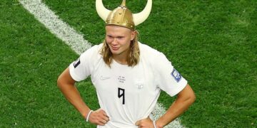 Haaland se ríe del festejo vikingo de la Selección Mexicana