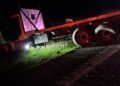 Choque múltiple deja un lesionado en carretera a Matehuala