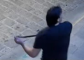 VIDEO | “¿Es un reto?”: cámara capta presunto acto de vandalismo en el Centro Histórico