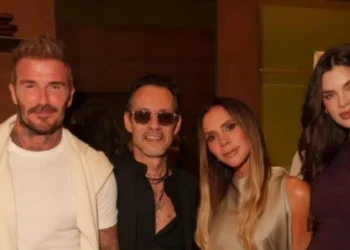 Victoria Beckham celebra su nueva boutique en Miami junto Nadia Ferreira y Marc Anthony