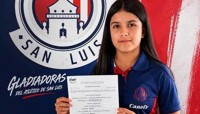 Valentina López firmó con el Atlético Femenil Sub 19