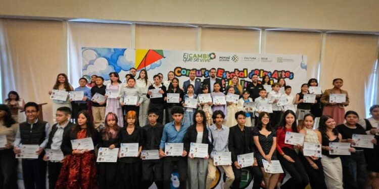 Reconocen talento de 45 niñas, niños y jóvenes en el Concurso Estatal de las Artes 2026