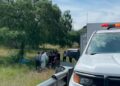 Vuelca camioneta en la carretera 57; tres personas mueren y cuatro resultan lesionadas