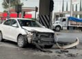 Dos accidentes dejan cuantiosos daños en Periférico Norte