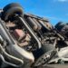 Tráiler vuelca en la carretera a Zacatecas; conductor resulta ileso