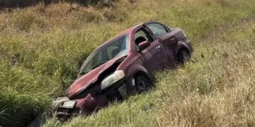 Choque múltiple en la carretera 57 deja solo daños materiales