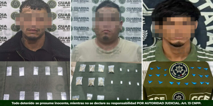 Guardia Civil Estatal detiene a tres personas por presuntos delitos contra la salud