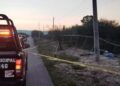 Fallecen dos menores tras impactar motocicleta contra un poste en Ciudad Fernández