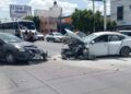 Choque entre dos vehículos genera afectaciones viales en avenida Universidad