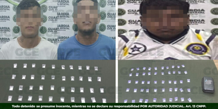 Detienen a tres presuntos distribuidores de droga en operativos de la Guardia Civil Estatal