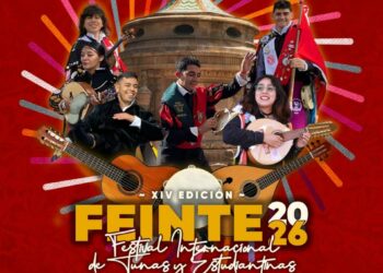 San Luis Capital recibirá a tunas y estudiantinas de México, Portugal y Chile en el XIV Feinte 