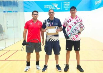 Rodrigo Montoya gana el segundo oro centroamericano en Racquetbol