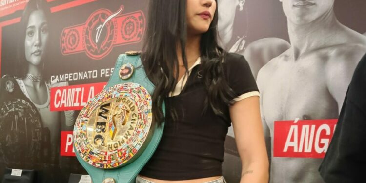 Camila Zamorano presentó su próxima pelea, será el 22 de agosto en la Arena Potosí