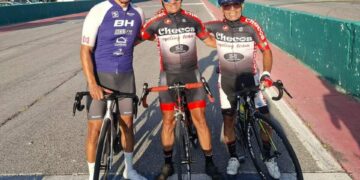 Gerardo Prado ganó la “Juevera” ciclista