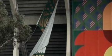 VIDEO | Retiran la decoración del Mundial 2026 en el Estadio Ciudad de México