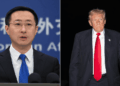 China rechaza acusaciones de Donald Trump sobre la elección de 2020
