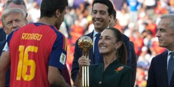 Sheinbaum felicita a España por conquistar el Mundial y a México por ser la ‘mejor sede’