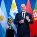 Infantino sobre ampliar el Mundial a 64 selecciones: “Será examinado y debatido”