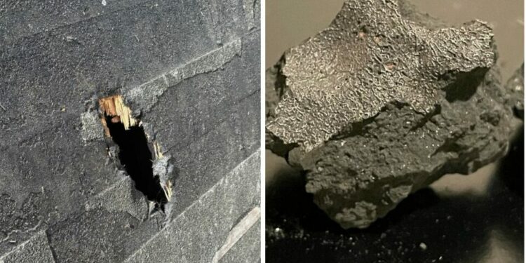 Meteorito que cayó en casa de EE.UU. revela datos sobre componentes fuera de la Tierra para la vida