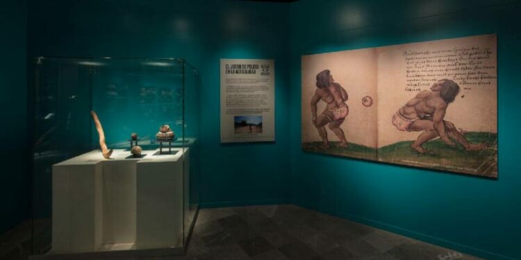 Exposición revisa la práctica del juego de pelota en Tenochtitlan