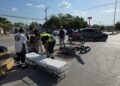 Motociclista resulta lesionado tras ser embestido en Ciudad Valles