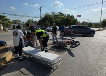 Motociclista resulta lesionado tras ser embestido en Ciudad Valles