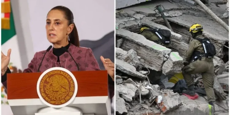 Dos mexicanos mueren tras sismo de 7.4 en Colombia; Sheinbaum informa apoyo a familias